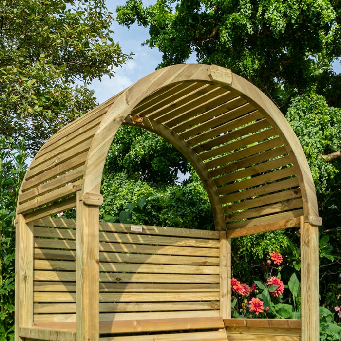 Italian Style Wooden Garden Arbour