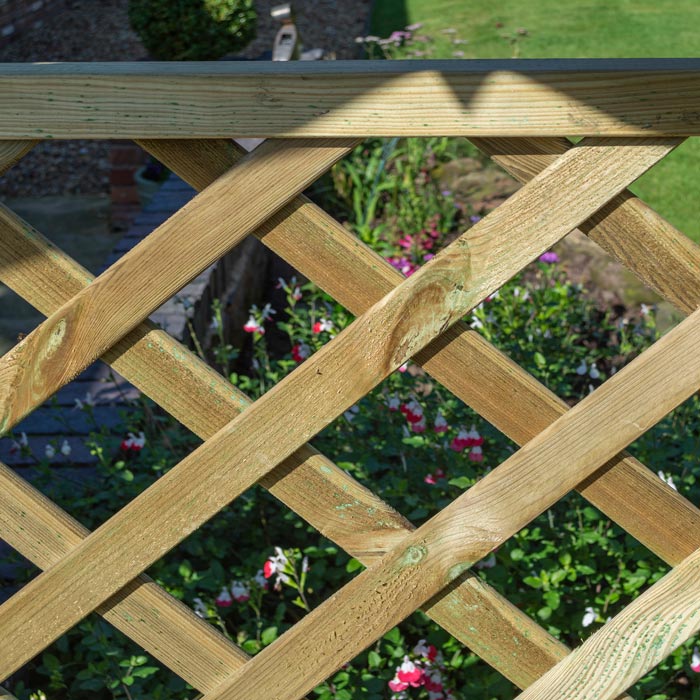 Wooden Garden Arbour With Storage Seat