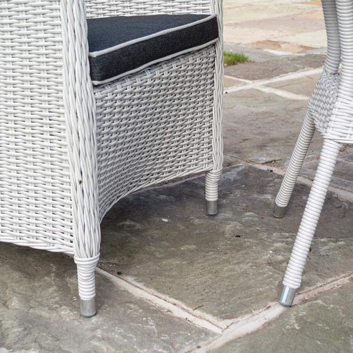 3 Piece Grey Bistro Set - Outdoor Furniture