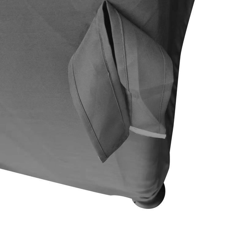 3m x 3m Grey Gazebo With Aluminium Frame