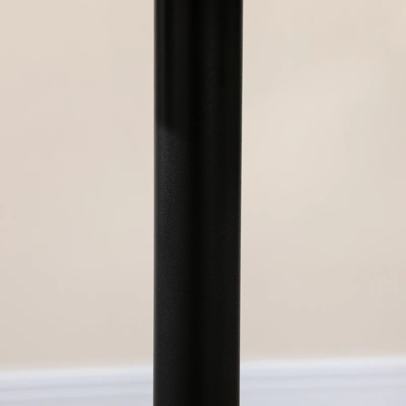 Minimalistic Black Dining Table for Two - 75H x Φ70cm Modern Design Perfect for Small Spaces