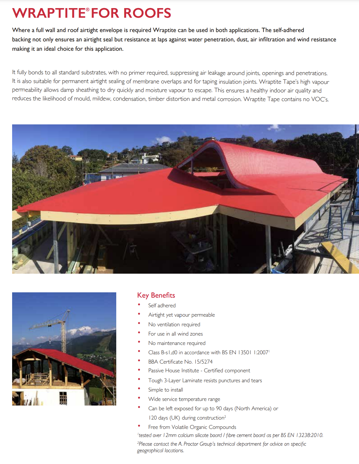 Proctor Wraptite External Air Tightness Barrier Membrane - 50m x 1.5m Roll