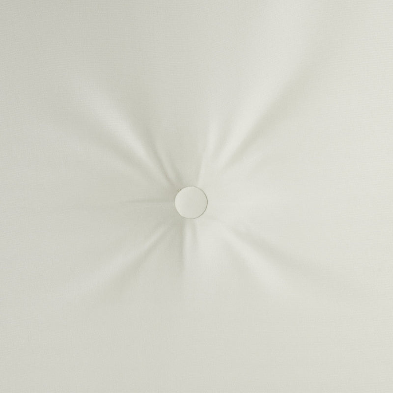 3 Seater Cream White Canopy Swing Chair - 2 in 1 Garden Swing Seat Bed with Adjustable Canopy and Metal Frame