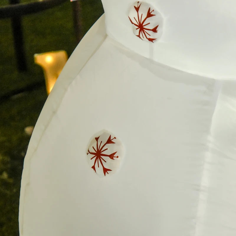 6ft Giant Inflatable Snowman Christmas Decoration with LED Lights - Cute Family Fun for Indoor & Outdoor Holiday Decor