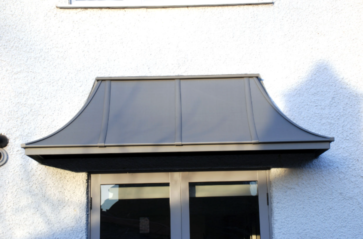 Quartz Zinc Belgravia Canopy (1500mm x 610mm)