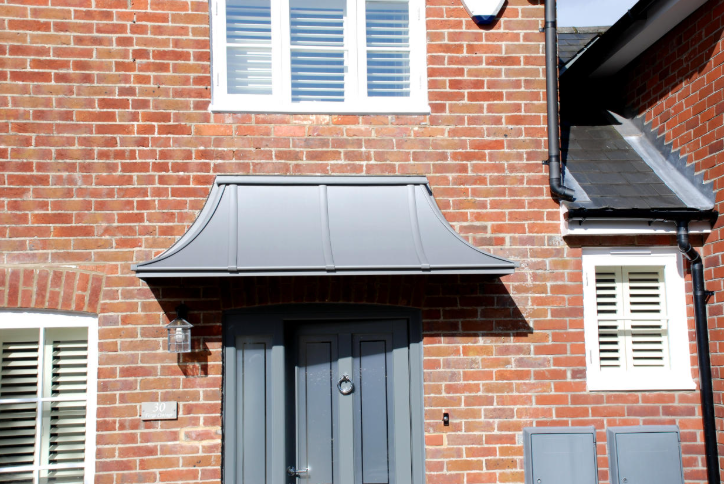 Quartz Zinc Belgravia Canopy (1500mm x 610mm)