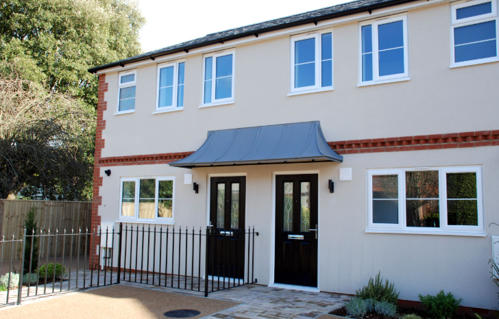 Quartz Zinc Belgravia Canopy (1500mm x 610mm)