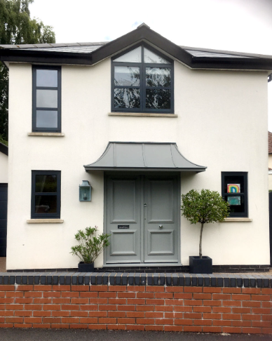 Quartz Zinc Belgravia Canopy (1500mm x 610mm)