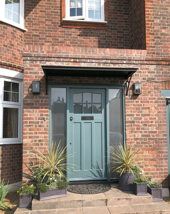 Gloucestershire Grey Quartz Zinc Canopy (2000mm x 750mm)