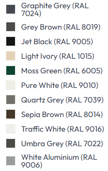 160x90cm Aluminium Canopy With LED Light Strip - Bespoke Colour