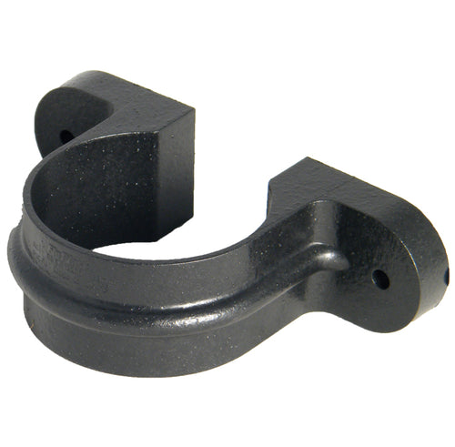 "Cast Iron" Style 68mm Round Downpipe "Classic" Clip - With Fixing Lugs