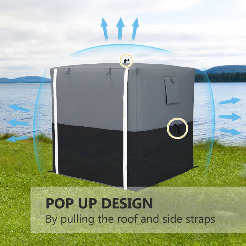 Black 2x2m Pop-Up Gazebo Kit