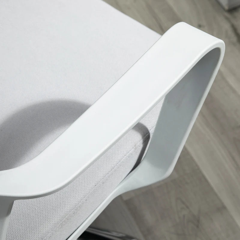 Vinsetto Ergonomic Mesh Office Chair Adjustable Height Armrest 360 Degree Swivel Castor Wheels Grey