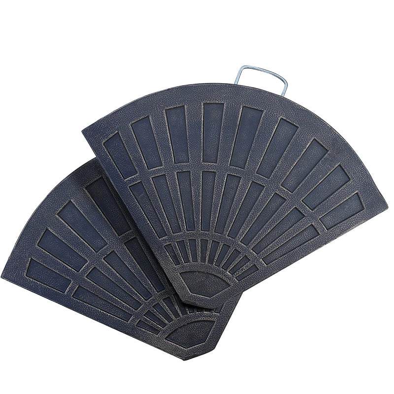 Bronze 28kg Resin Cantilever Parasol Base Set