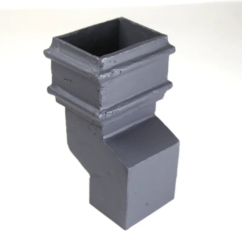 Hargreaves Cast Iron 150x100mm Rectangular Offset 56mm Projection - Painted Black