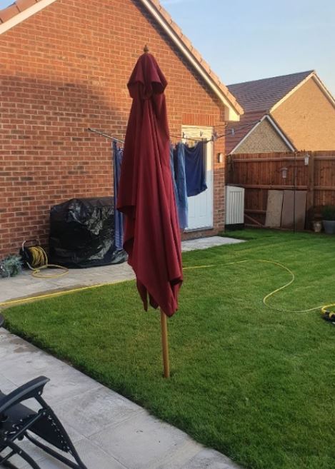 Red Parasol Umbrella