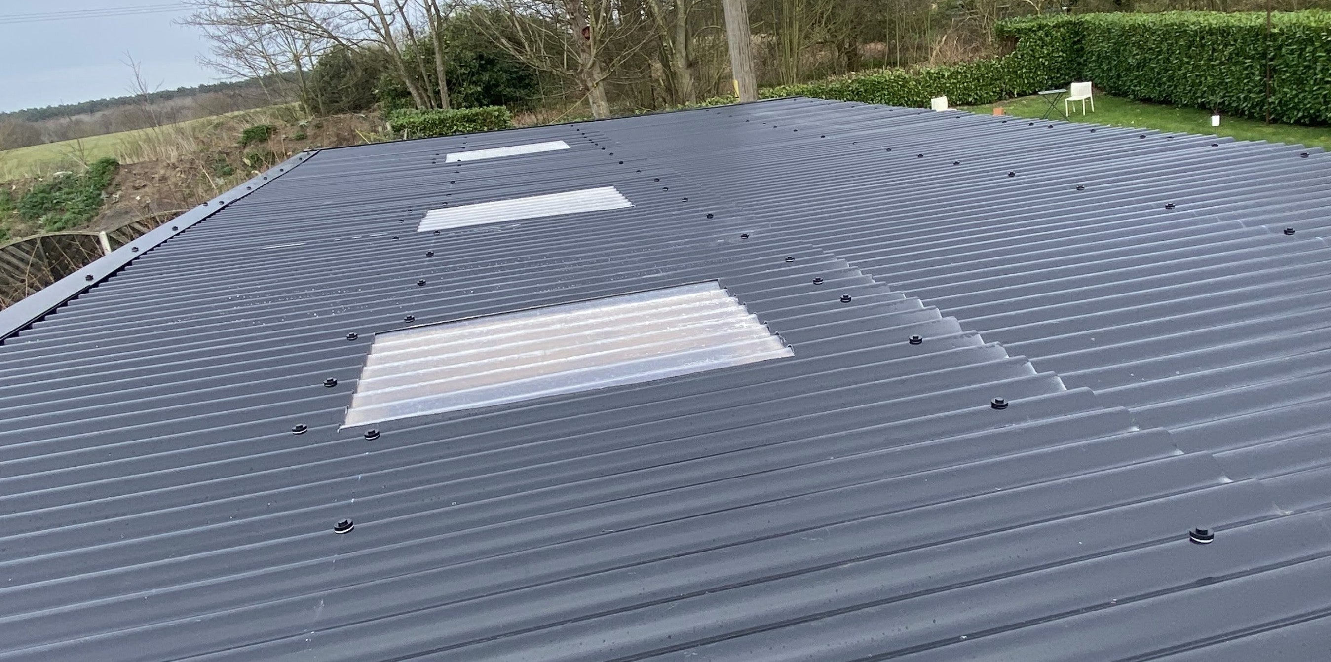 13/3 Profile Translucent GRP Rooflight Sheet