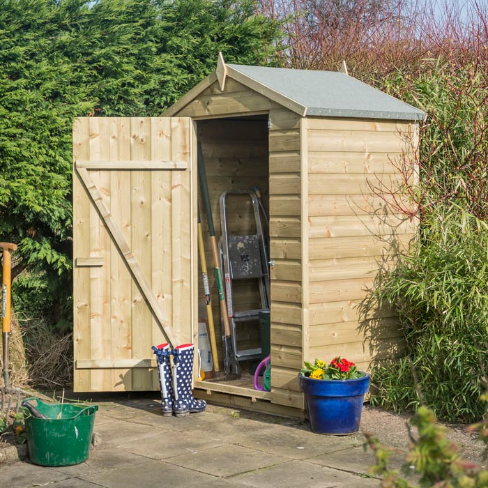 Compact Oxford Shed 4x3ft With 12mm Tongue & Groove Floor