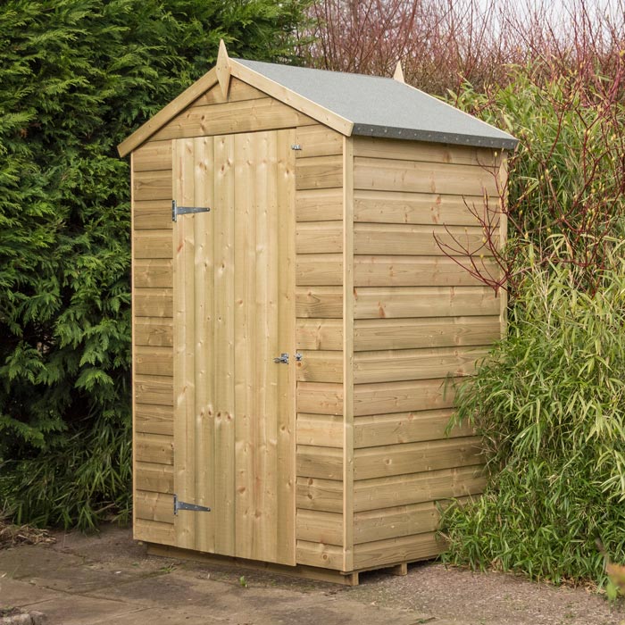 Compact Oxford Shed 4x3ft With 12mm Tongue & Groove Floor