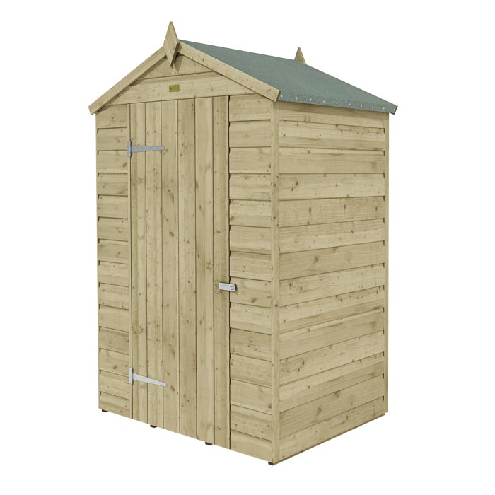 Compact Oxford Shed 4x3ft With 12mm Tongue & Groove Floor