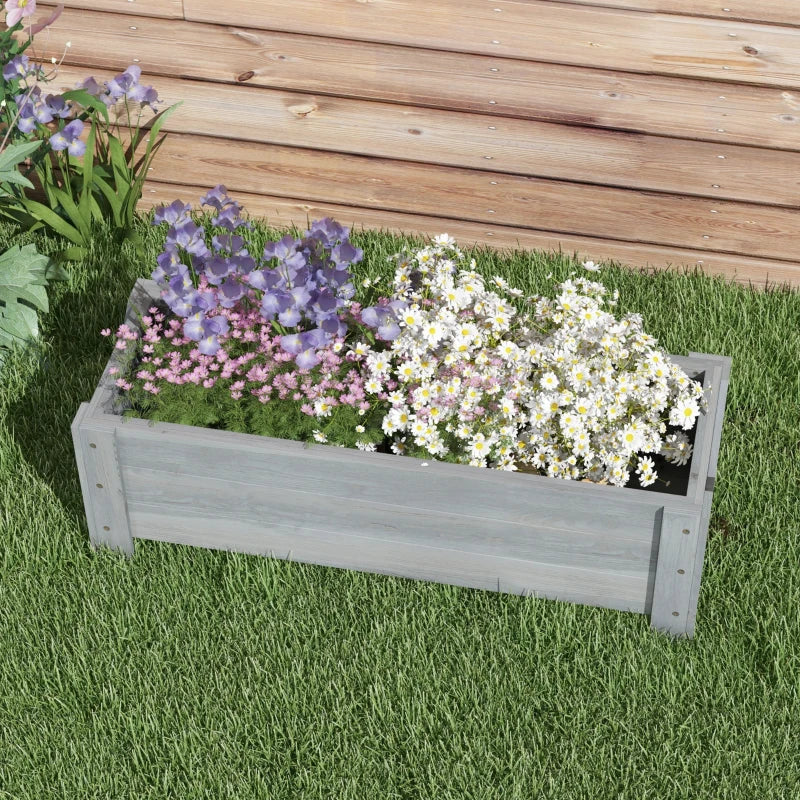 58L Garden Raised Bed Grow Container for Outdoor Plants