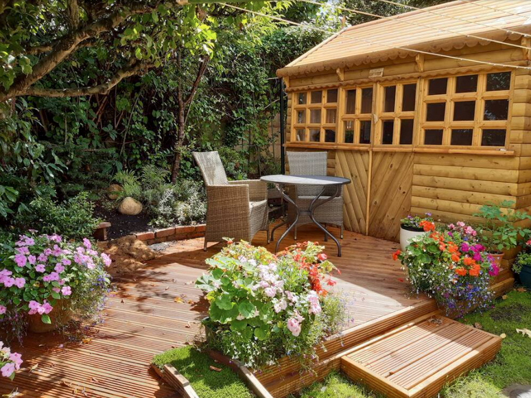 Pressure-Treated Redwood Loglap Board – 119mm x 21mm – Exterior Timber Cladding