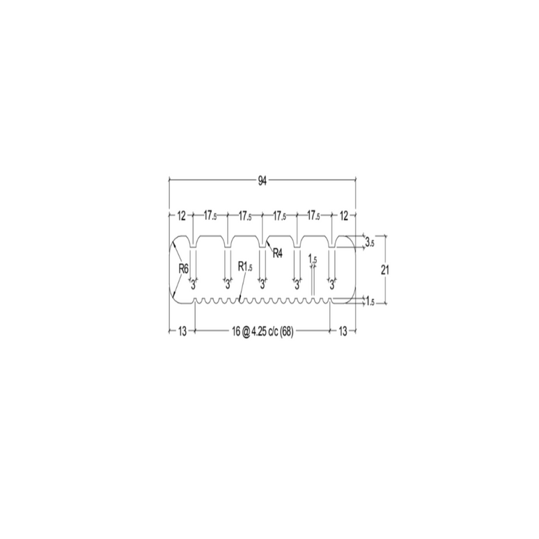 Pressure Treated Timber Decking Boards 94mm x 21mm – Joinery Grade Kiln Dried Scandinavian Redwood, Green Tanalith Treated