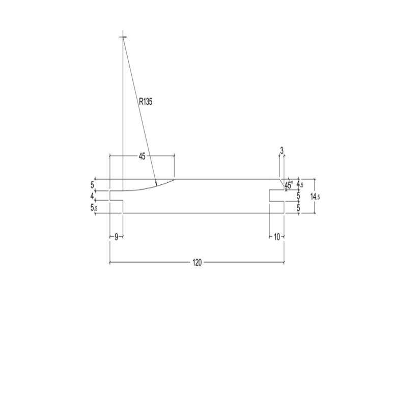 Pressure-Treated Redwood Shiplap T&G Board – 121mm x 14.5mm – Exterior Timber Cladding