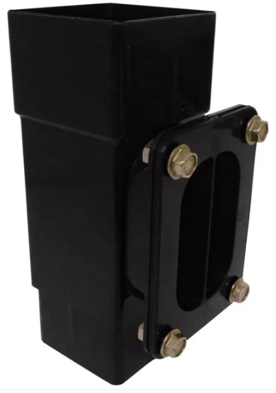 Freefoam Freeflow 65mm Square Downpipe Access Pipe - Black