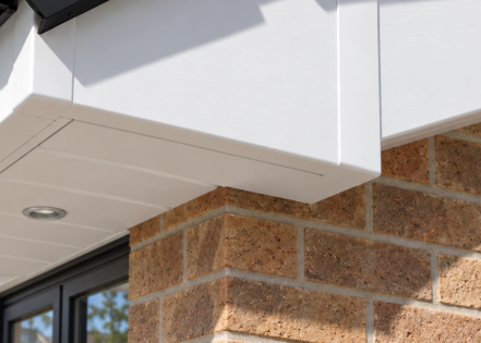 Freefoam 600mm Double-Ended Square uPVC Fascia External Corner Trim – 90 Degree Corner for Deep Fascia – All Colours