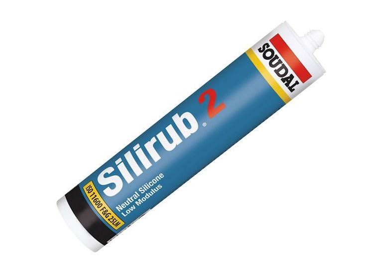 Silicone elastic low modulus sealant  300ml cartridge  clear