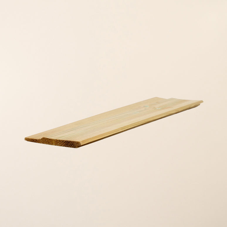 Pressure-Treated Redwood Shiplap Board – 119mm x 12mm – Exterior Timber Cladding
