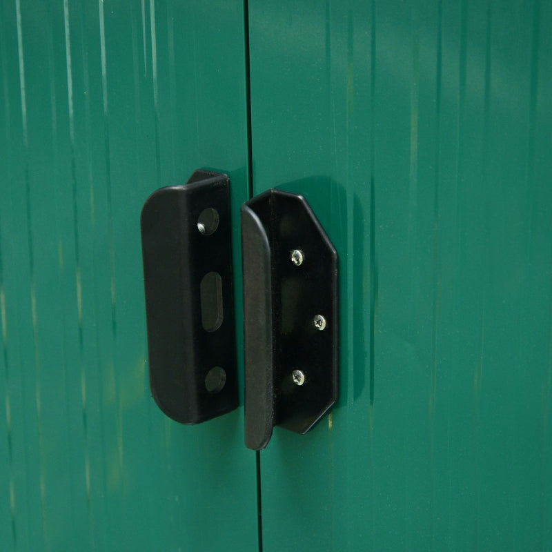 8.5 x 6ft Metal Garden Storage Shed - Green