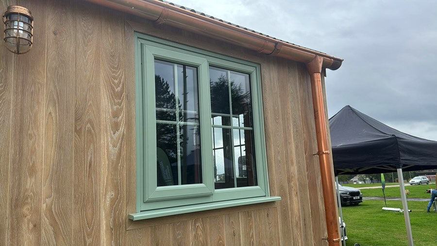 115mm Half Round Copper Gutter Length 3m