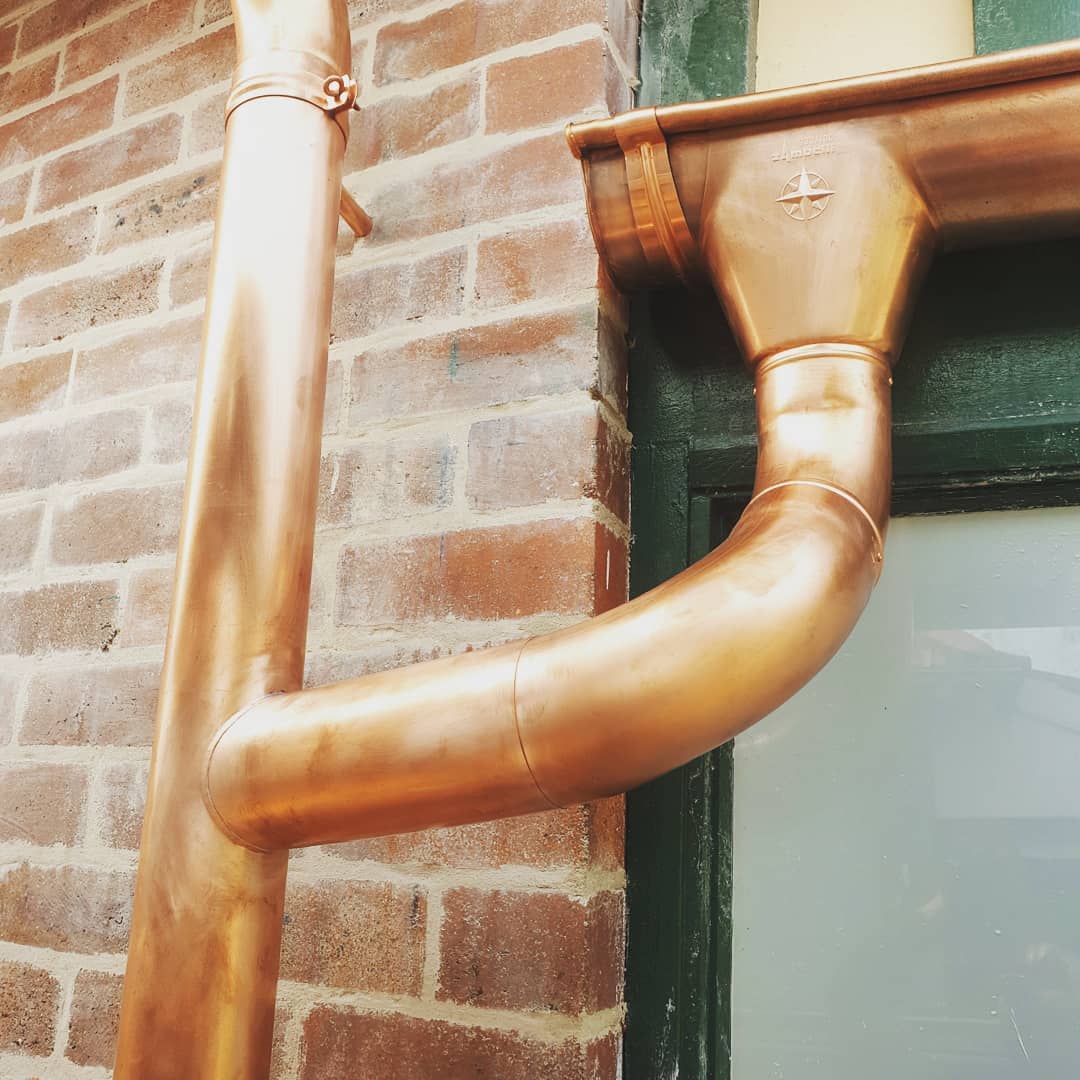 100mm Copper Downpipe Clip
