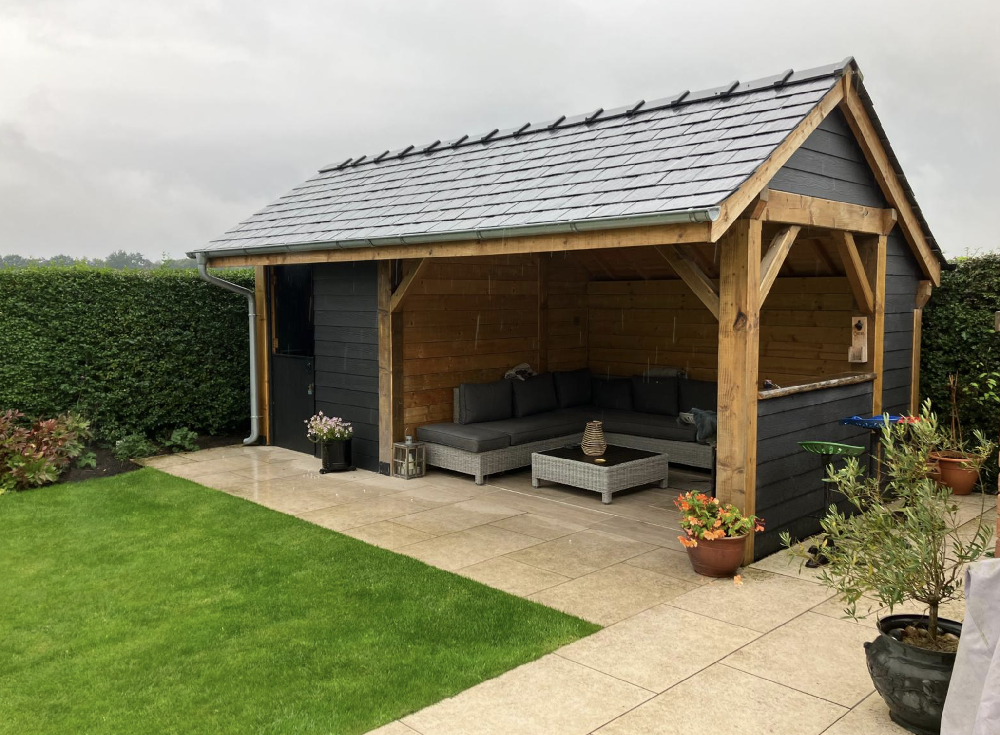 115mm Half Round Galvanised Steel Gutter 3m Length