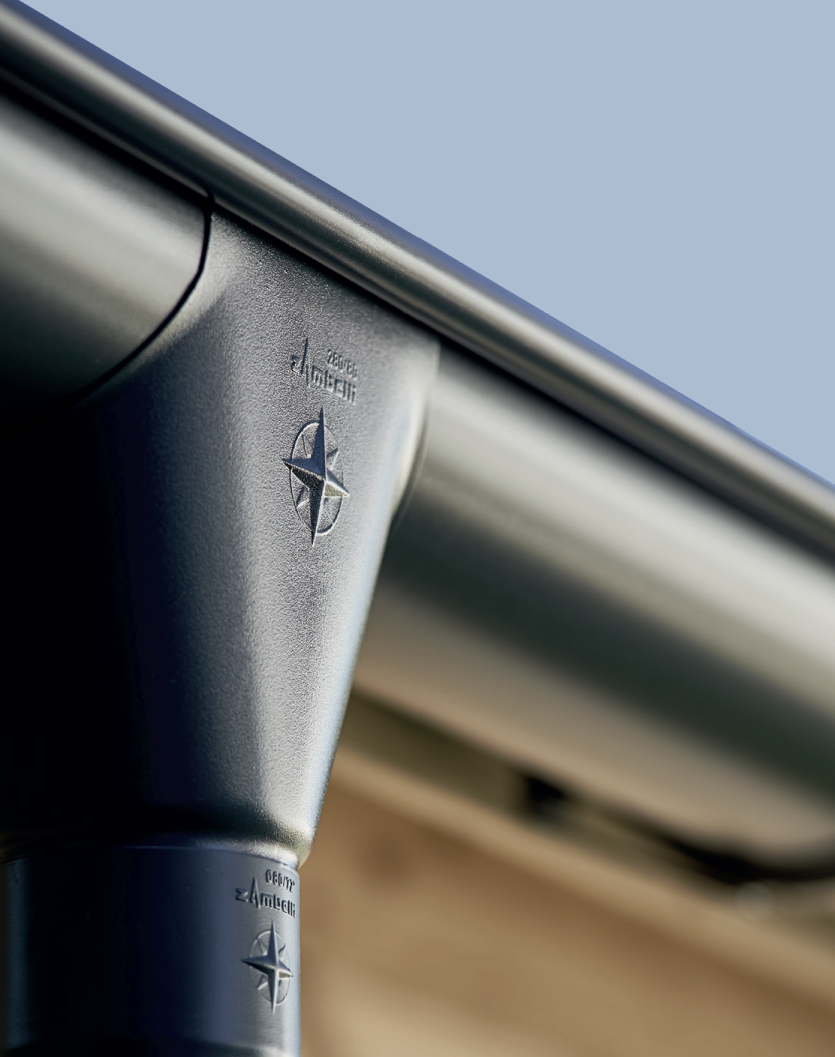 115mm Half Round Galvanised Steel Gutter 3m Length