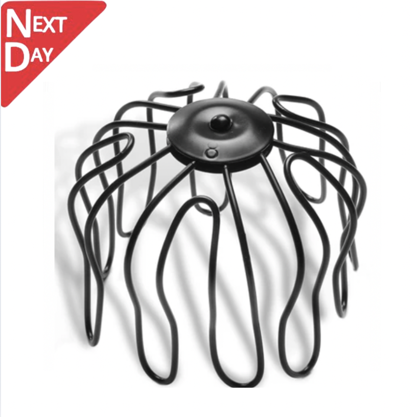 100mm Black Coated Galvanised Steel Leaf Guard