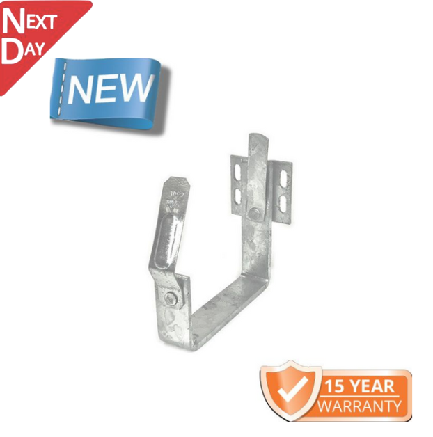 120x75mm Box Profile Galvanised Steel Fascia Bracket