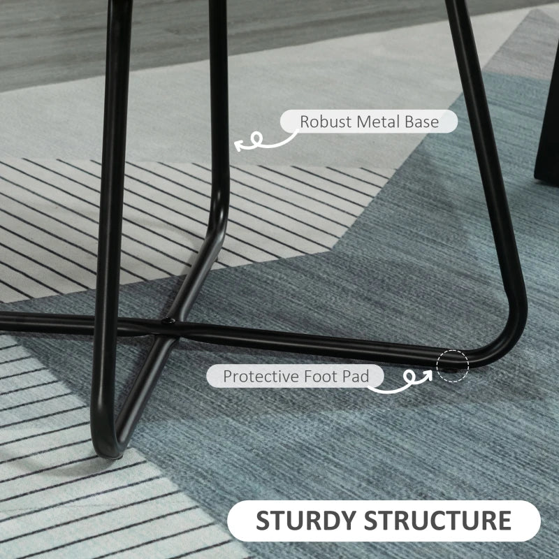 Modern Upholstered Accent Chair with Metal Base for Living Room in Yellow - Stylish Armchair for Home Decor