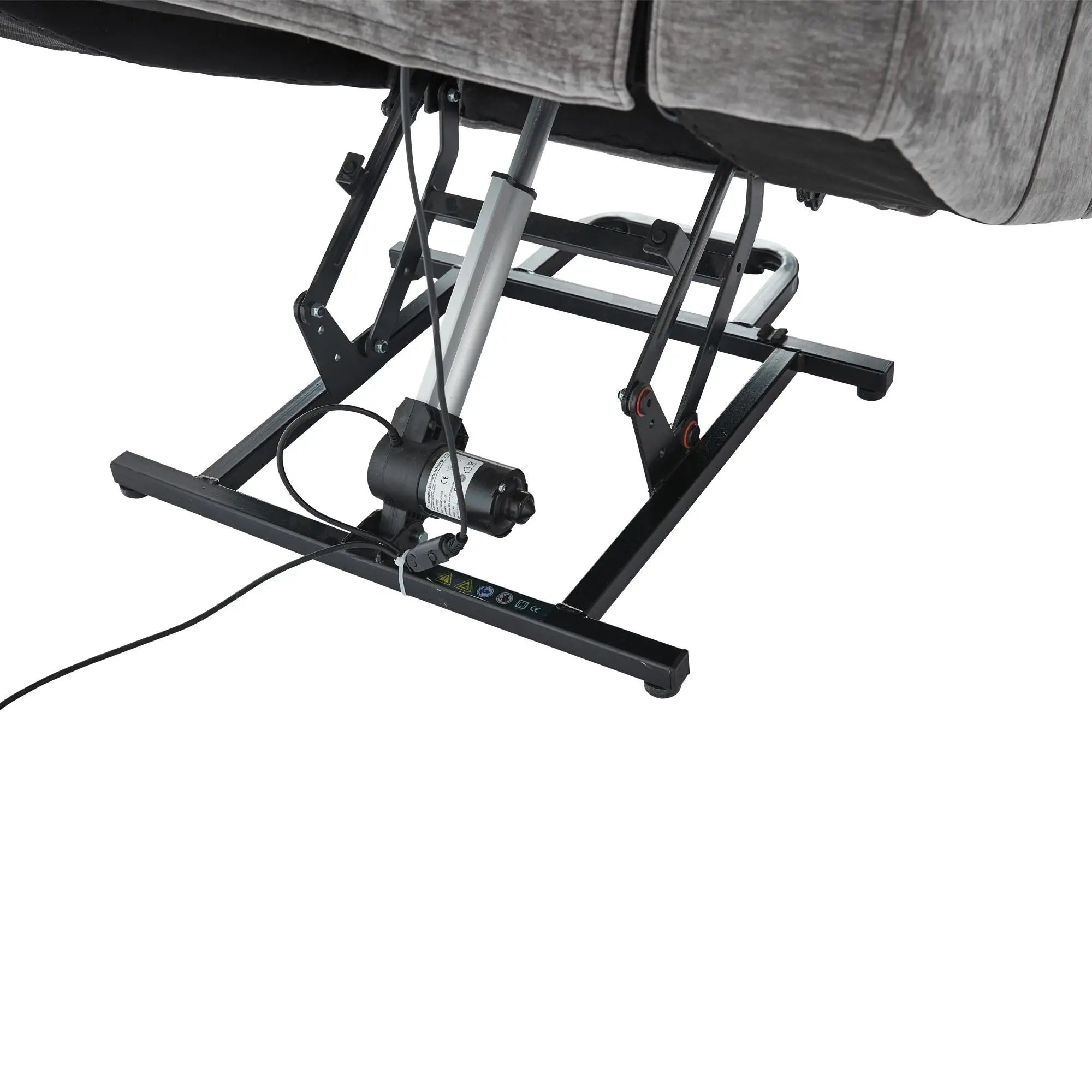 RelaxMax ProLift Electric Recliner – Heated Massage Chair with USB Ports, Storage Pocket & Easy Assembly, 95×94×107 cm, Grey