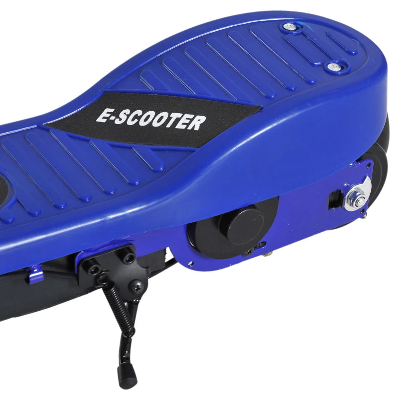 Folding Electric Kids Scooter for Ages 7-14 Lightweight Blue and Black Design