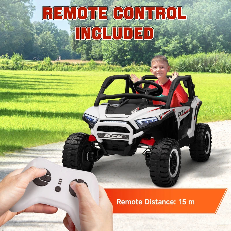 24V 7AH Electric Ride On Truck for Kids 2 Seater Battery Powered Car with Remote Control