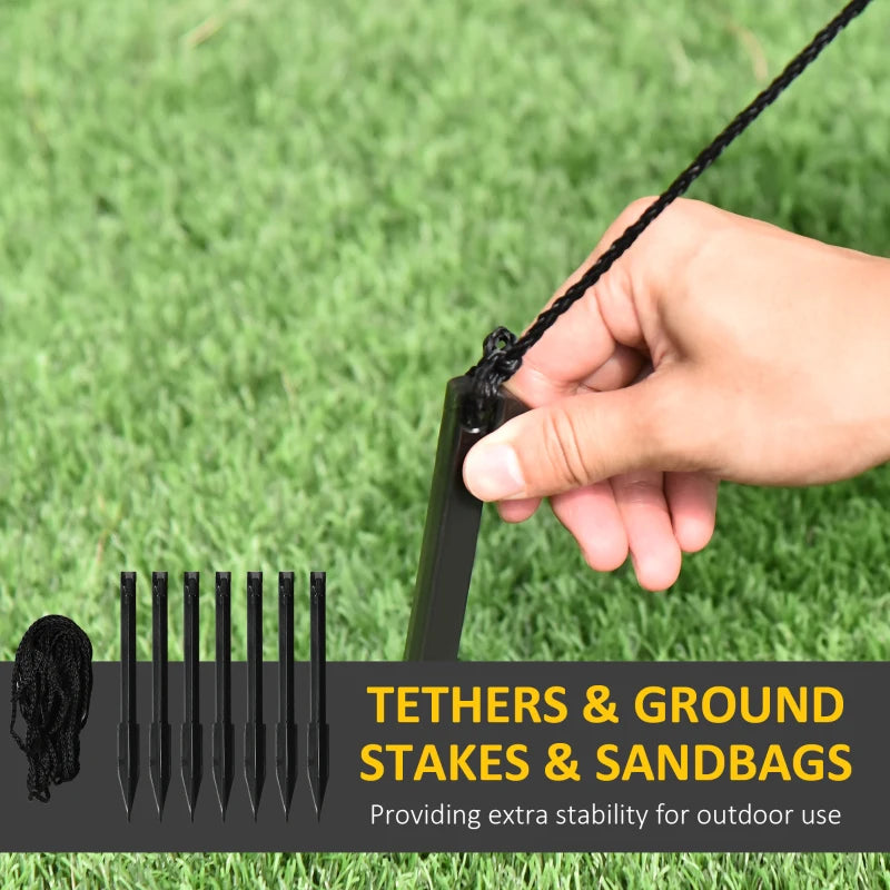 10FT Grim Reaper Halloween Inflatable Decoration with 5 LED Lights - Spooky Blow Up for Indoor & Outdoor Parties