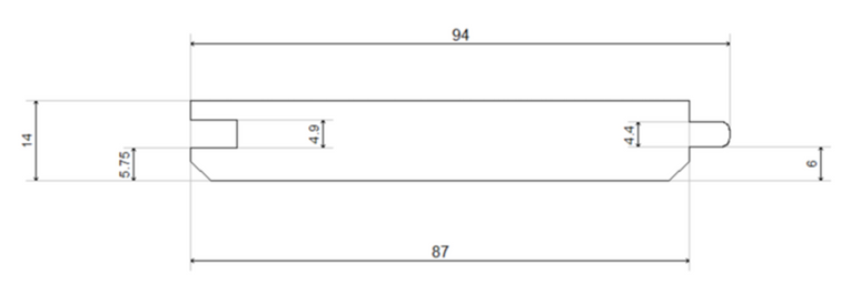 Canadian Western Red Cedar T&G Cladding Board – 94mm x 14mm