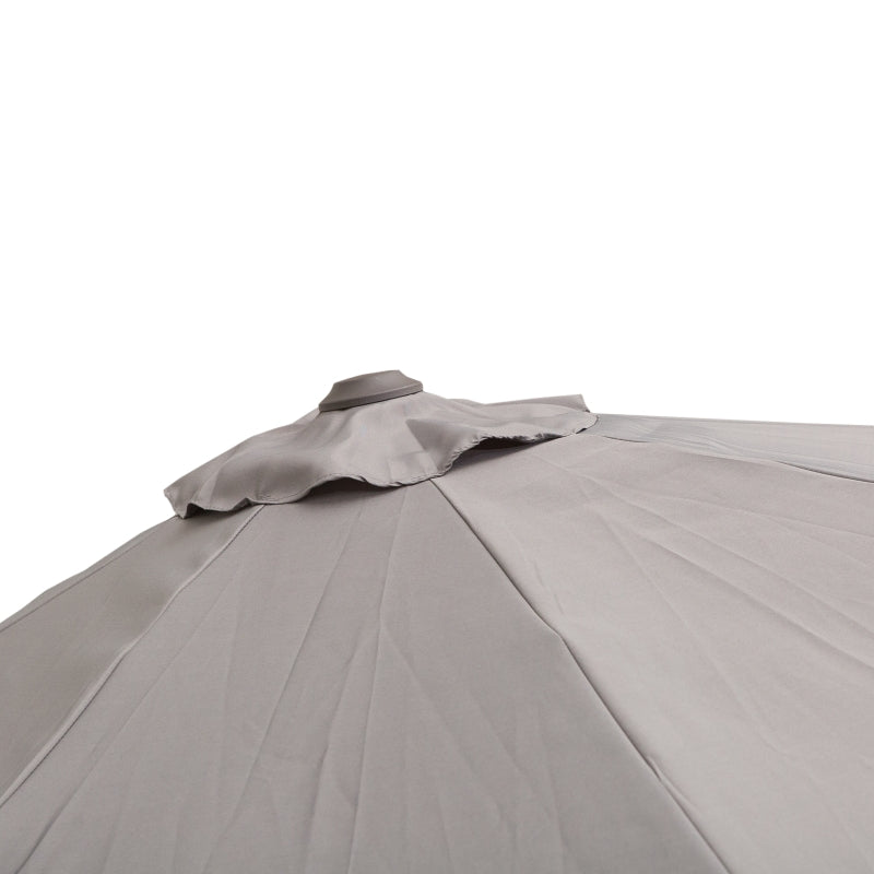 3m Grey Cantilever Garden Parasol