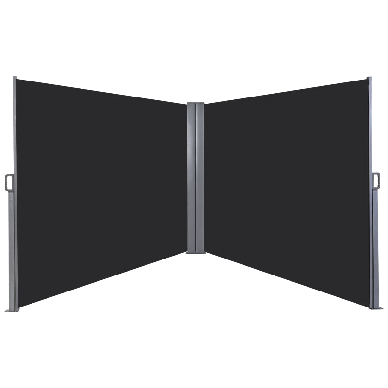 6m x 1.6m Double Canopy - Dark Grey