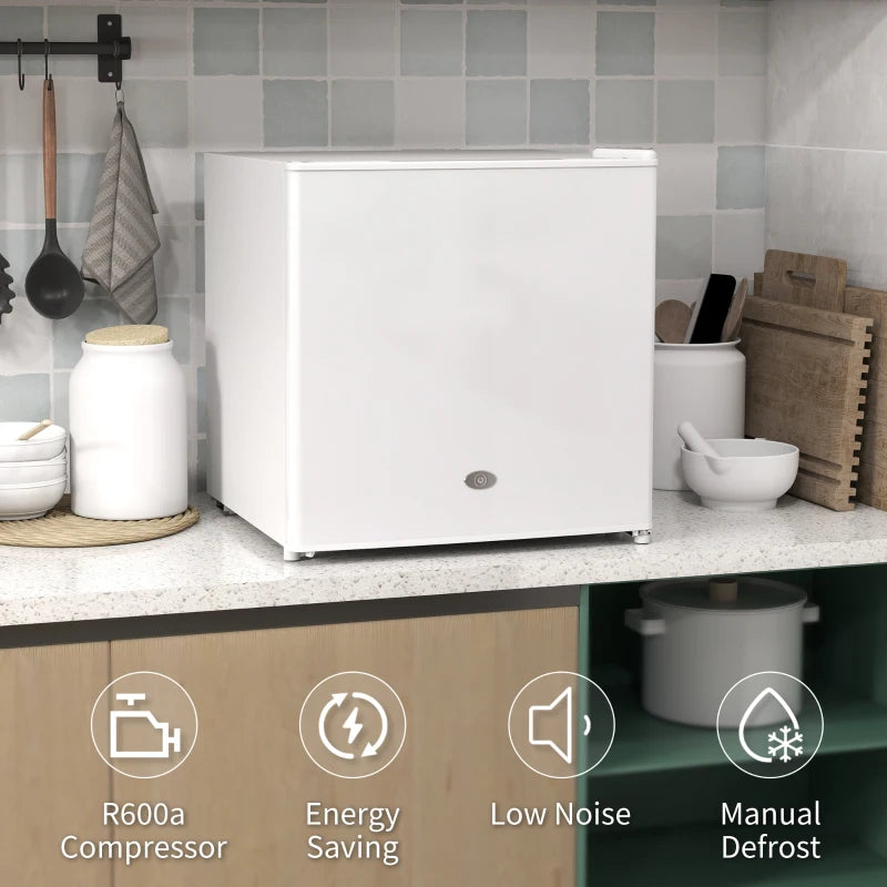 Compact 35L Mini Freezer -24°C to -14°C, Energy Efficient, Stylish White Design for Home or Office Storage