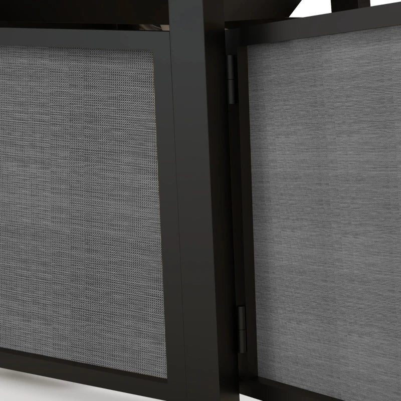 50,000 BTU Gas Fire Pit Table with Cover - 71x71cm Outdoor Patio Heater - Stylish Grey Design