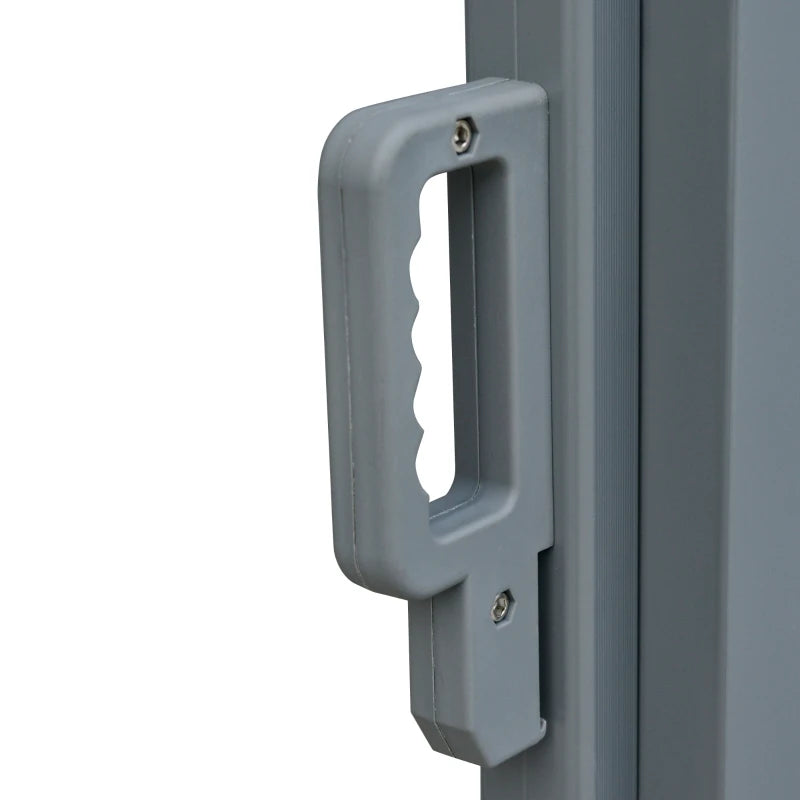 6m x 2m Retractable Black Screen Fence For Sun Protection/Privacy